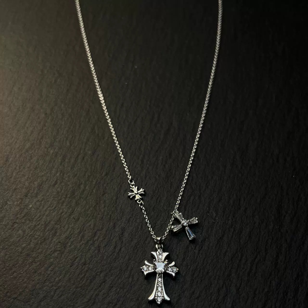 Reem Starry Cross Necklace - Starry Cross Necklace