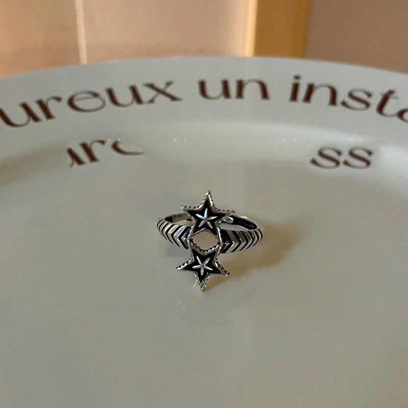 Yoselin Celestial Star Rings - Gemini Star Ring