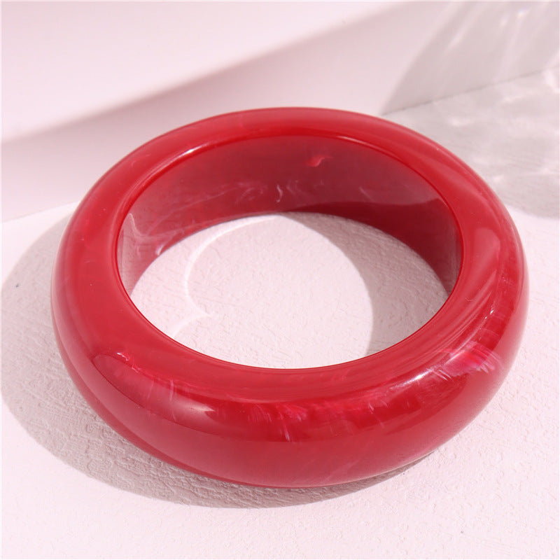 Adleigh Chunky Resin Bracelets - Transparent Blue [3C7B7KYL]