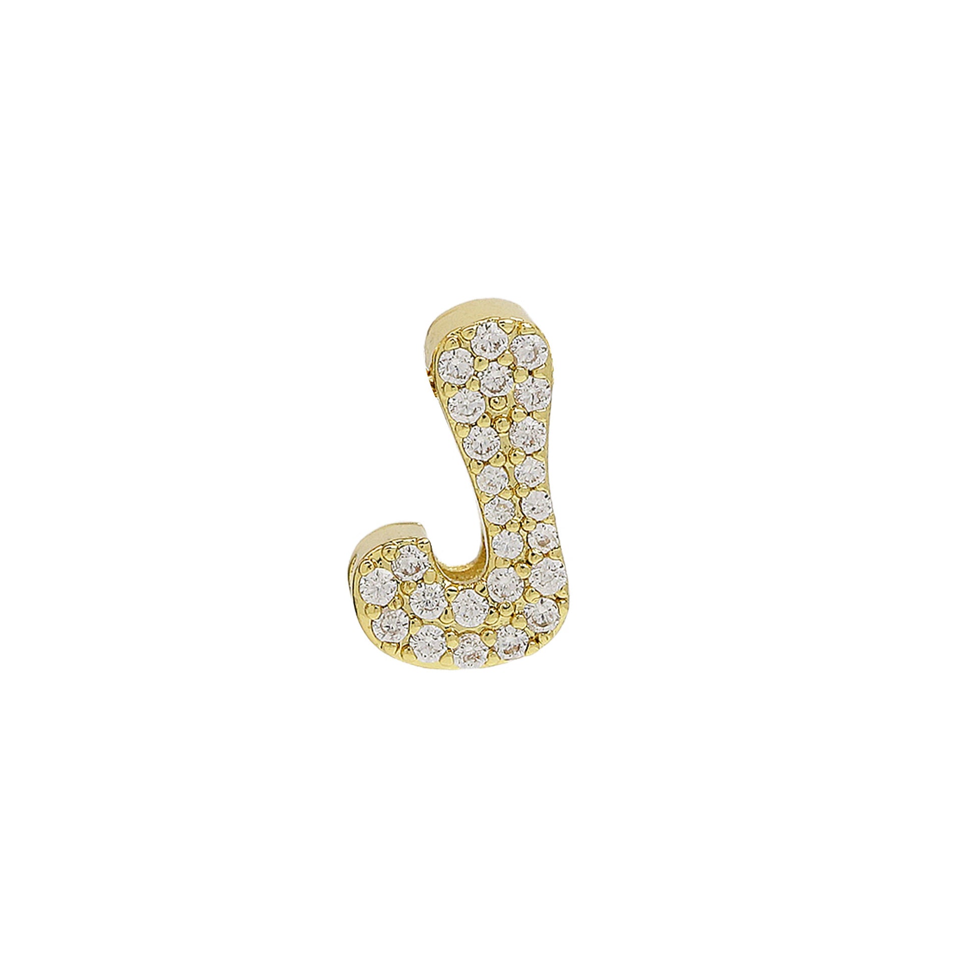Katheryn Pave Initial Necklace - J [AYX68SAR]