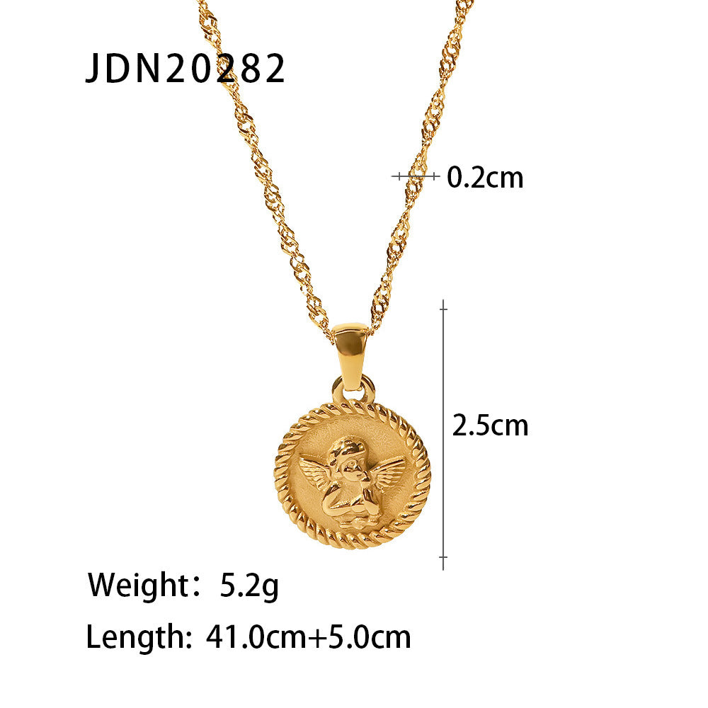 Dania Layered Sun Necklace - JDN20282 [F49IVBS0]