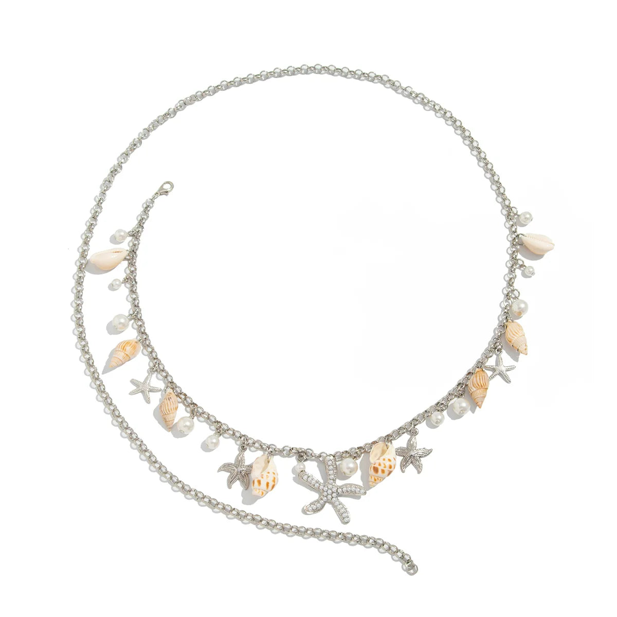 Moana Ocean Charm Waist Chain - Style 1 Silver