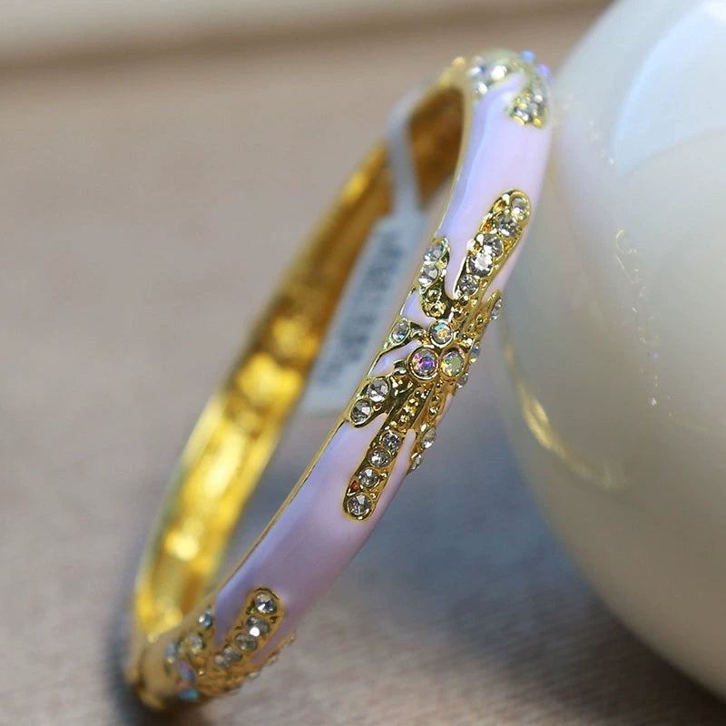 Kyanna Diamond Cloisonné Bracelet - Lilac (5.6cm) [CWQX0EYG]