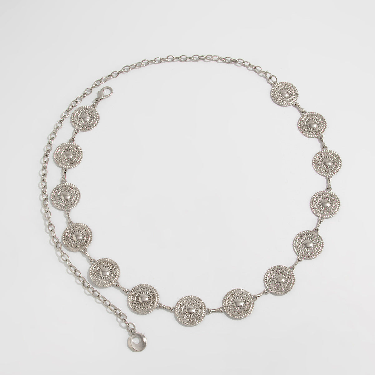 Rielle Embellished Layered Chain Belt - Style 3 [E73ERP4F]
