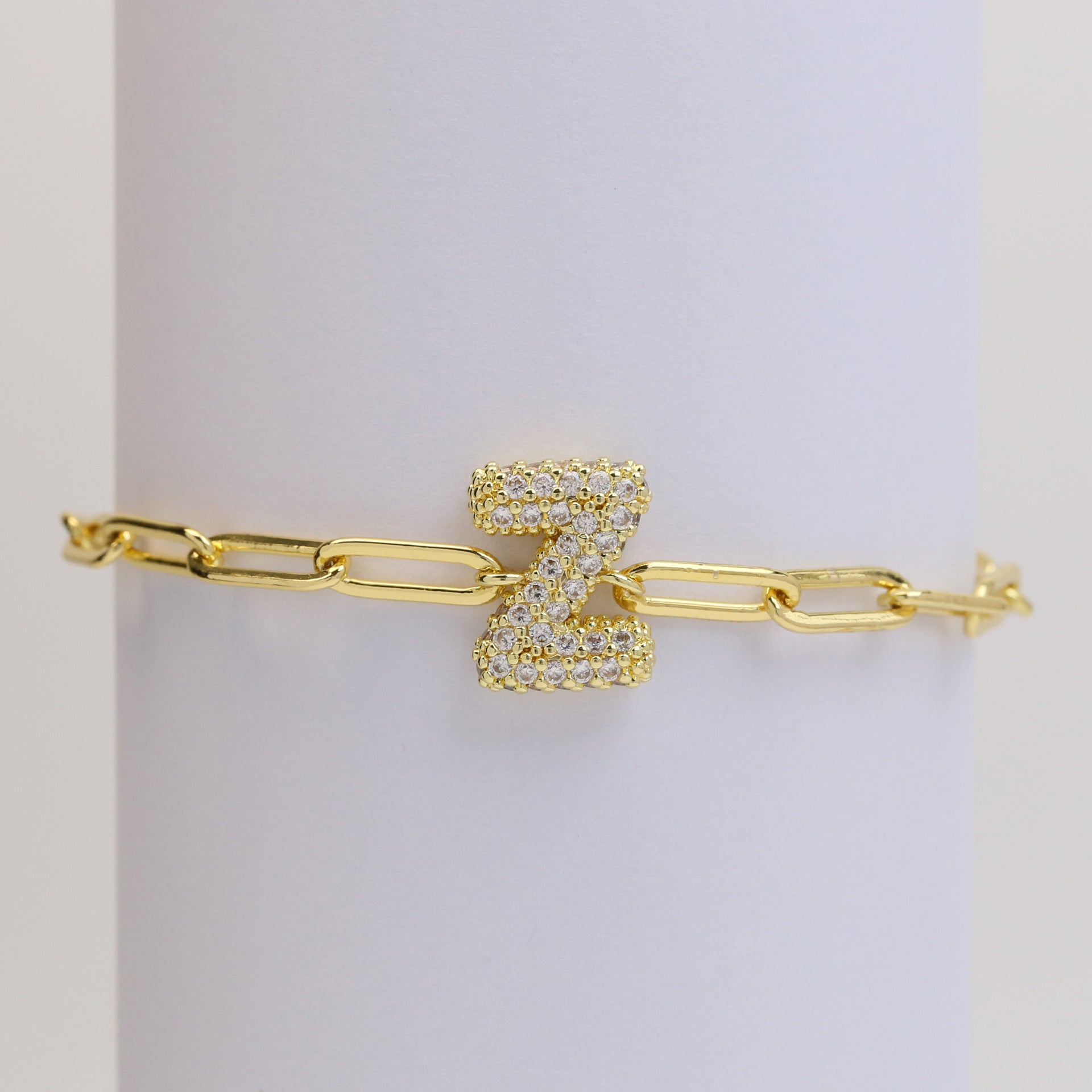 Willow Bubble Initial Bracelet - Z [M1GBFXAR]