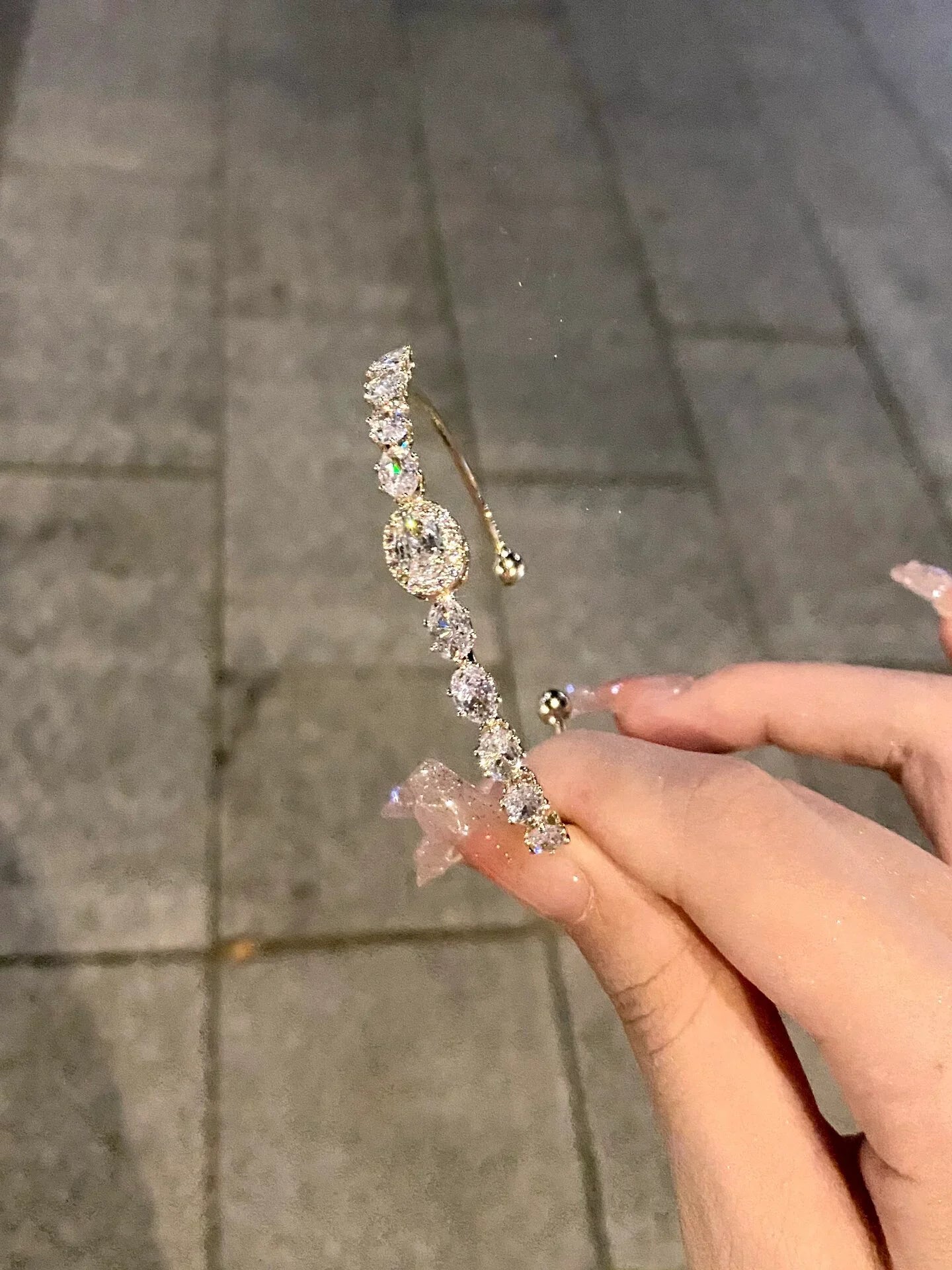 Lizzy Zircon Dazzle Bracelets - Full Zircon Bangle