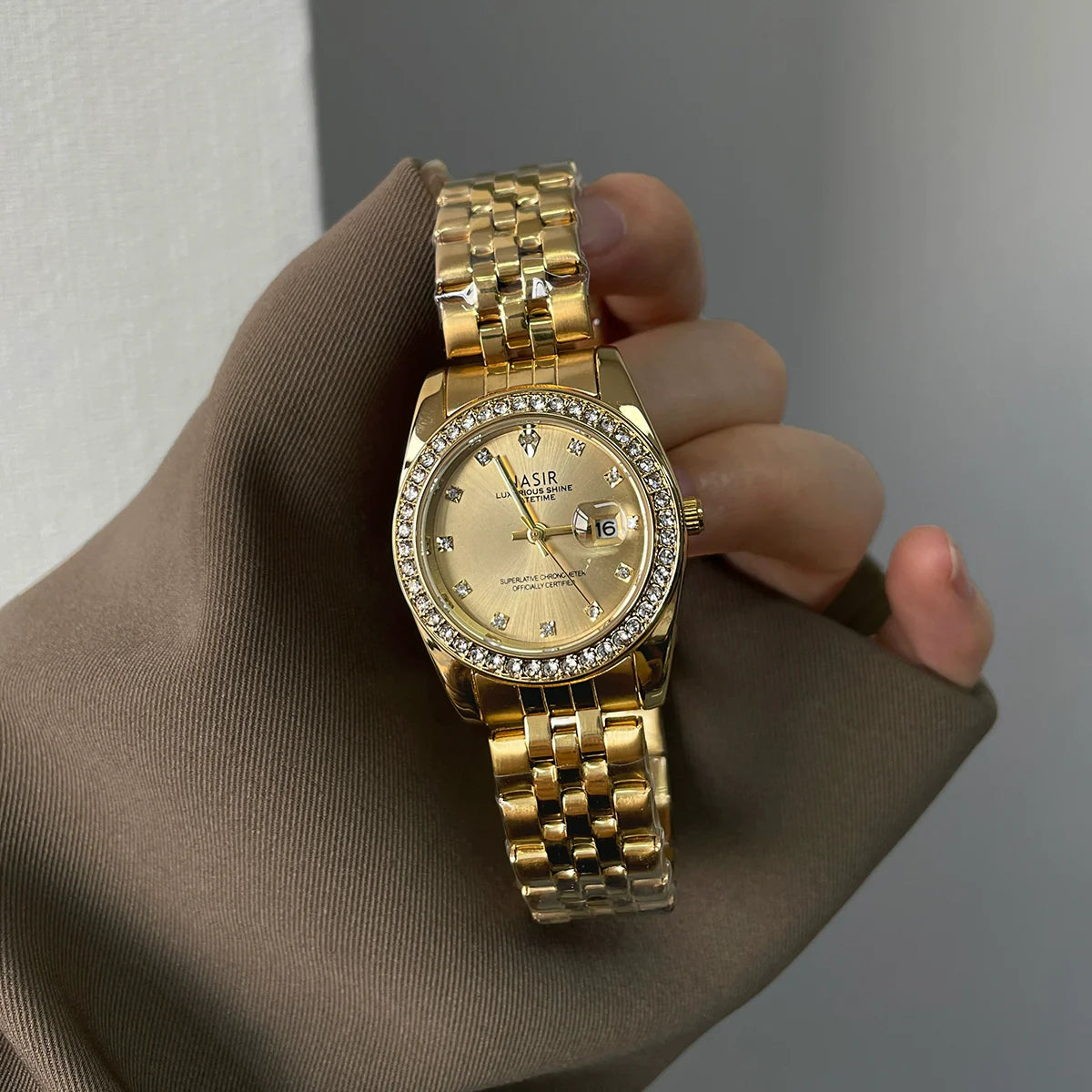 Deniz Quartz Steel Watch - Retro Gold