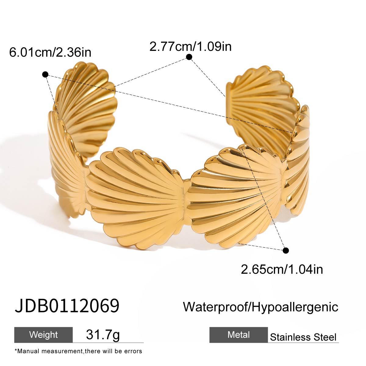 Daila Iridescent Shell Cuff - JDB0112069 [7X60IPKV]