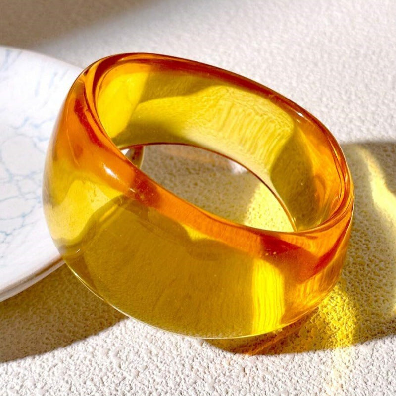Bani Resin Wave Bracelet - Sage Green [41XR48AW]