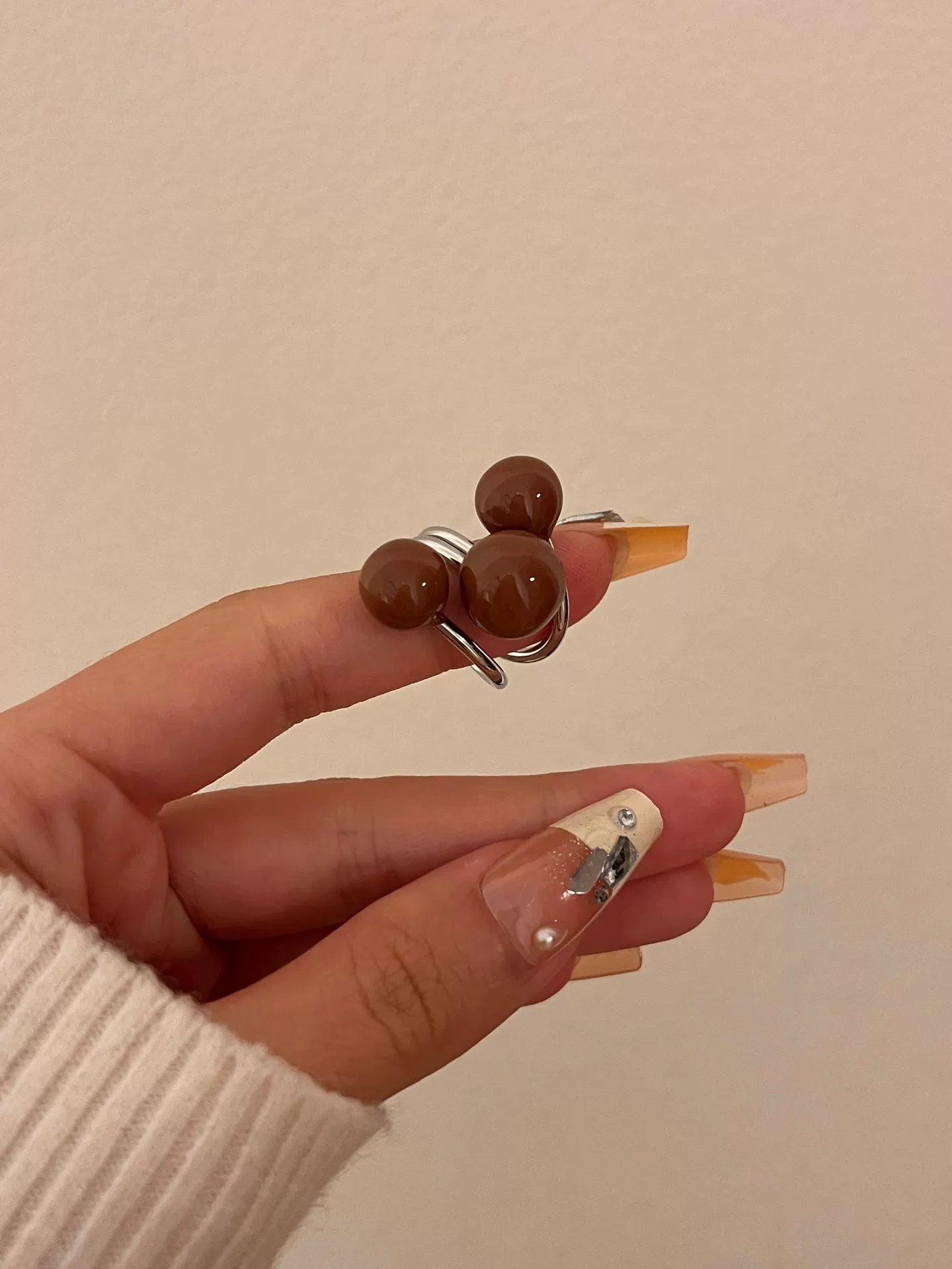 Honey Glazed Drop Ring - Caramel [VBGLZZKJ]