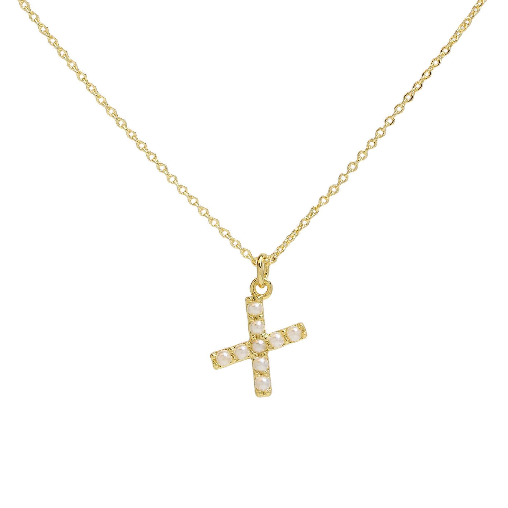 Ayaana Pearl Initial Necklace - Initial X [1NJHEWF6]