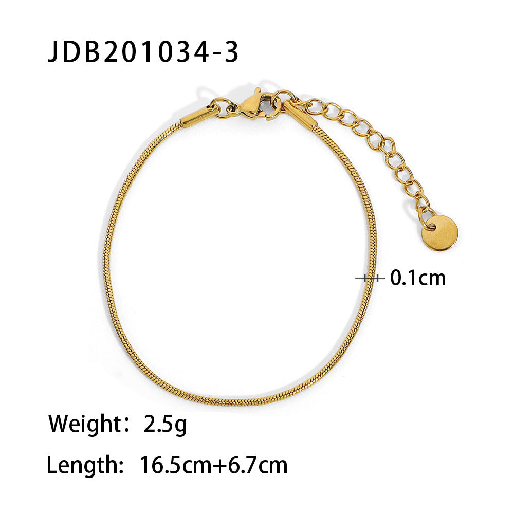 Eleonore Gold Emerald Bracelet - JDB201034-3 [S97HOYRH]