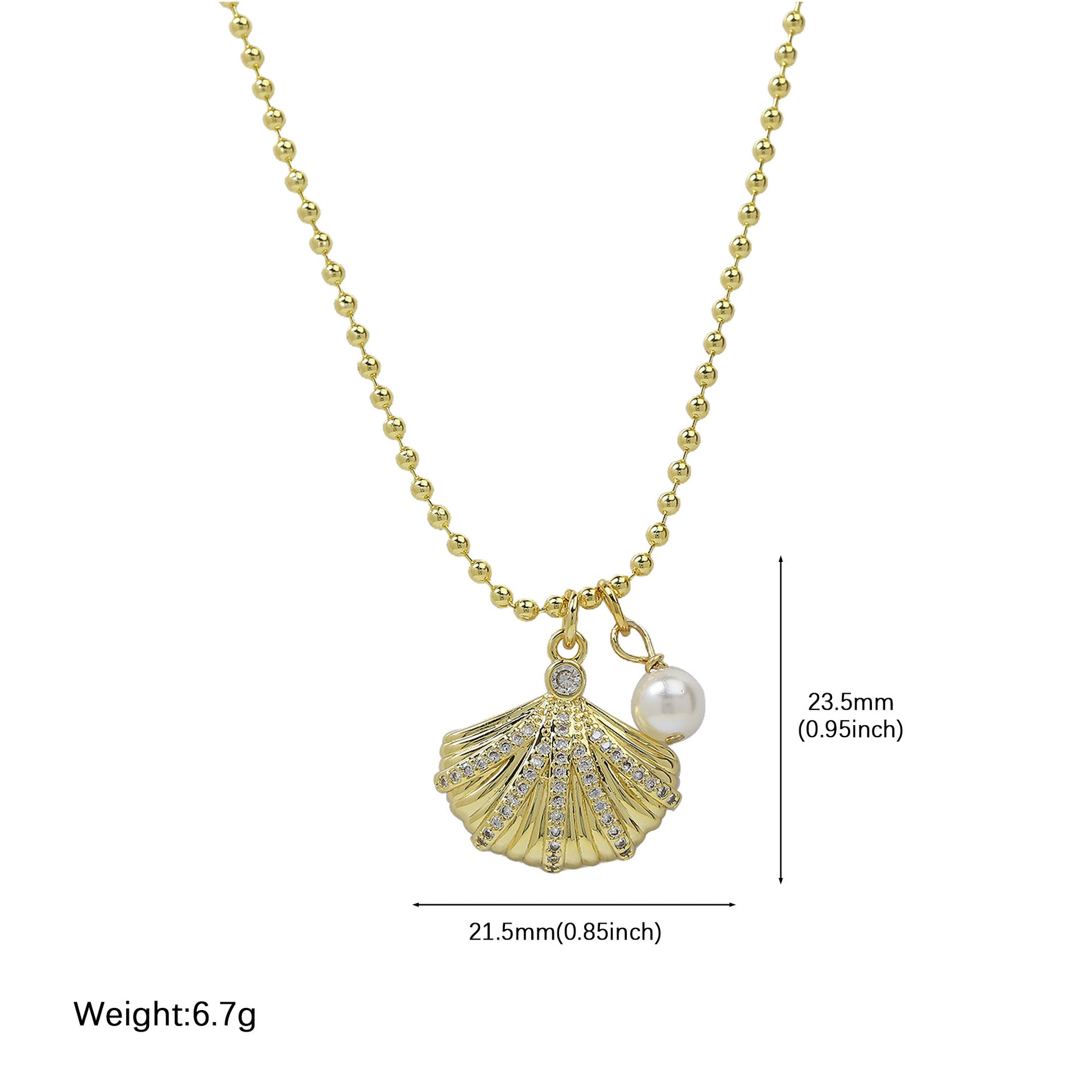 Lynley Ocean Charm Necklace - Style 7 [UEE9F8M1]