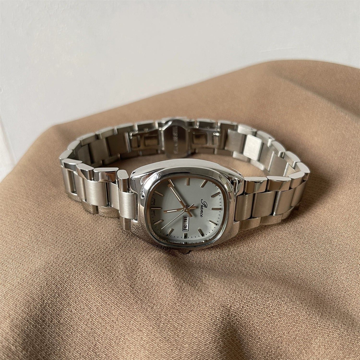 Consuelo Minimalist Steel Watch - Gray [H5T6G5Q1]