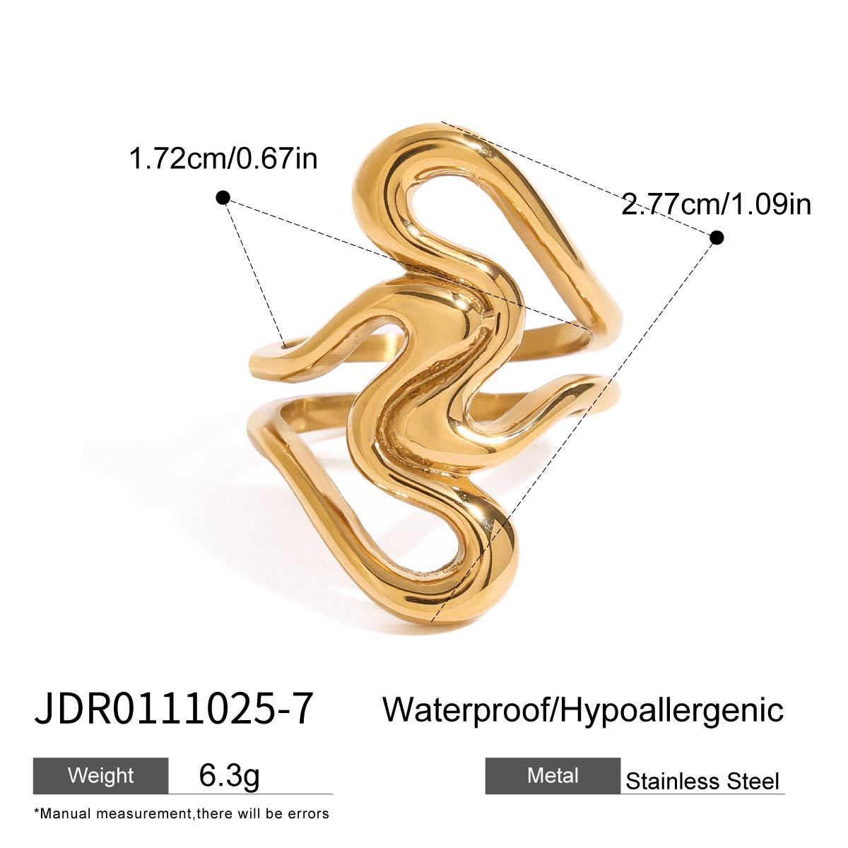 Emalyn Geometric Line Ring - Silver Style A [ENZHOMO2]