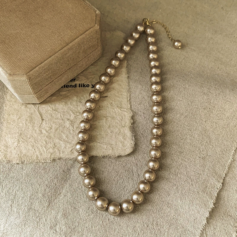Jolynn Vintage Pearl Choker - 10mm