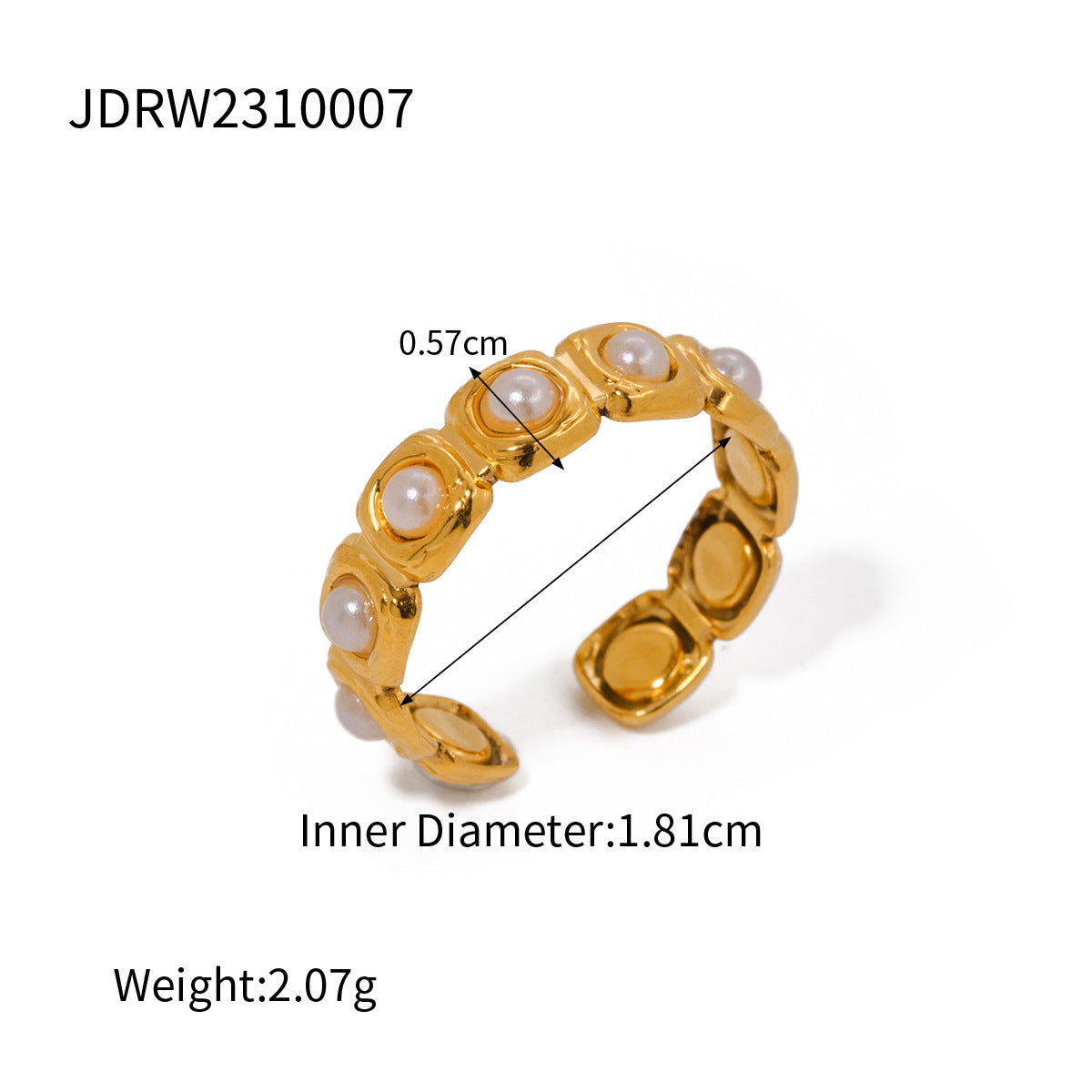 Kamrynn Zircon Stainless Rings - JDRW2310007 [M5U561NL]