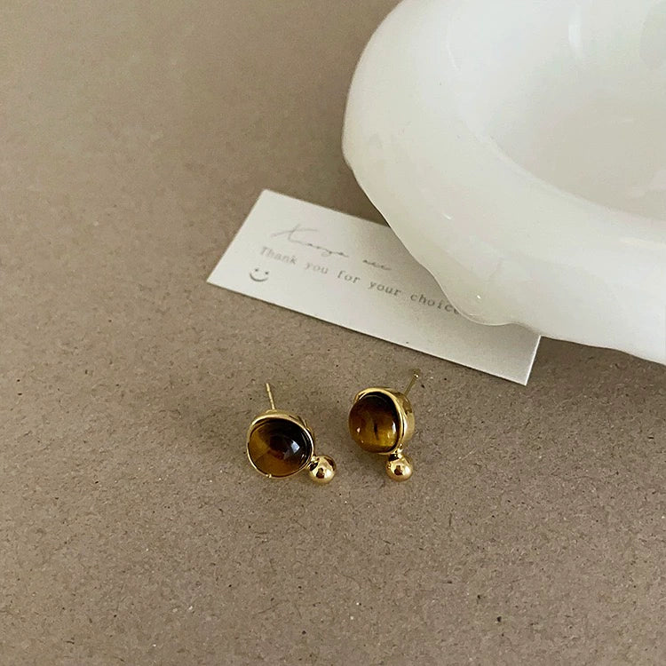 Jaimee Star Amber Earrings - Style 3
