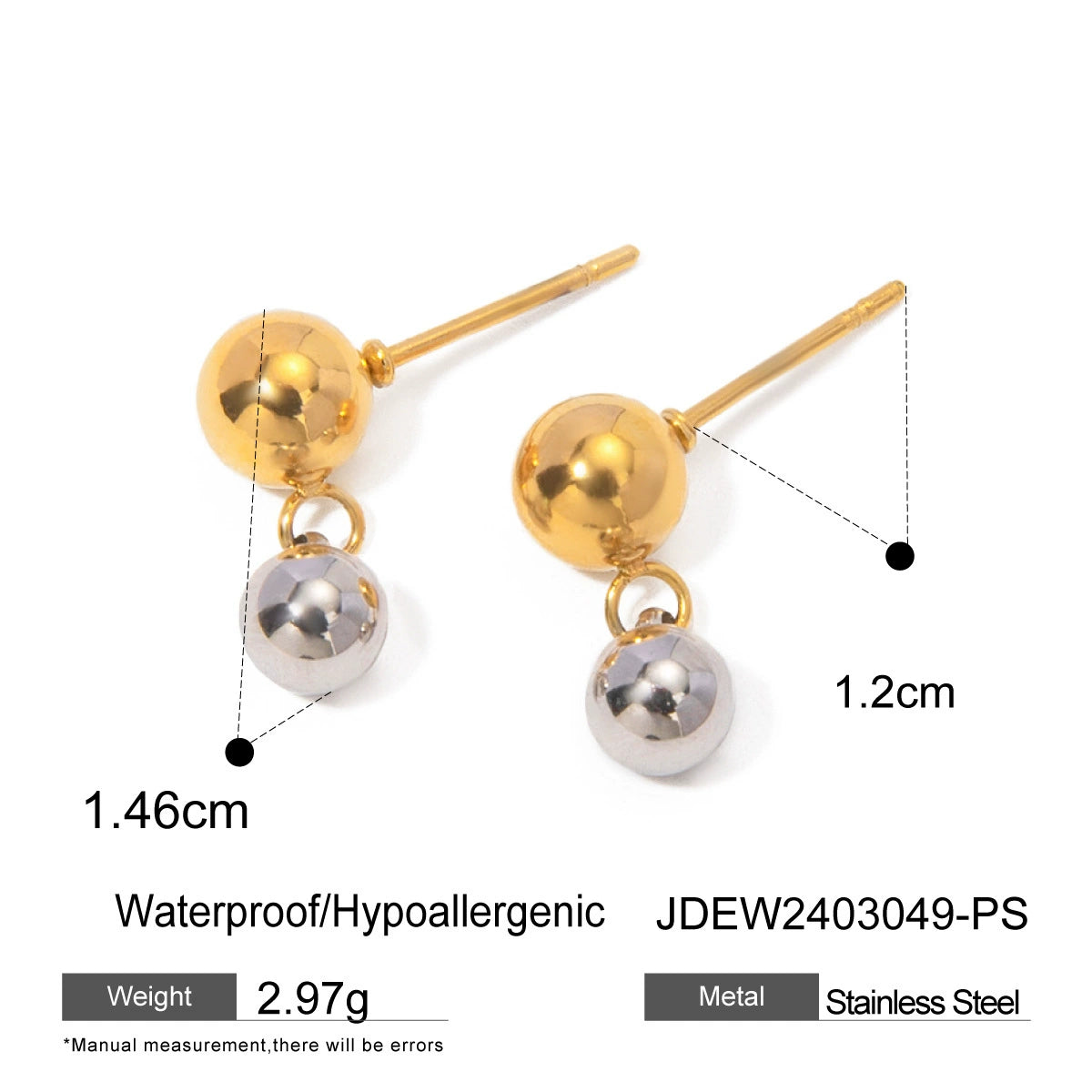Chassidy Luxe Hoop Earrings - JDEW2403049-PS [GHAIG0O7]