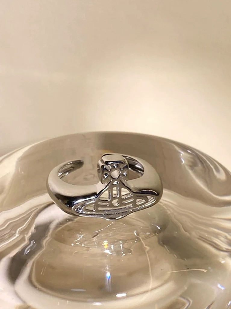 Adama Cosmic Open Ring - Moon Ring