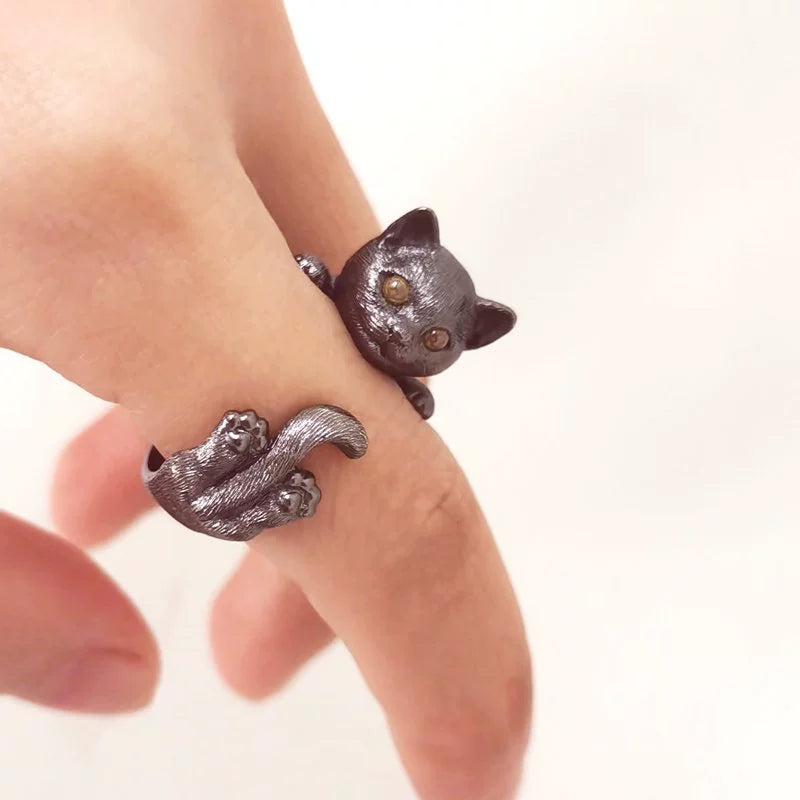 Ripley Sterling Cat Eye Ring - Grey [E31WH9N5]
