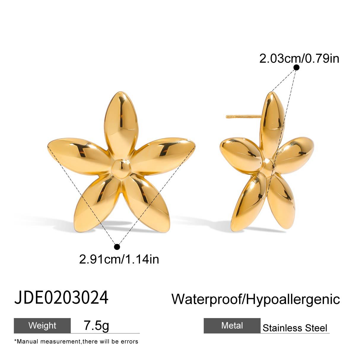 Teylie Floral Bloom Earrings - JDE0203024 [P8HX93M0]