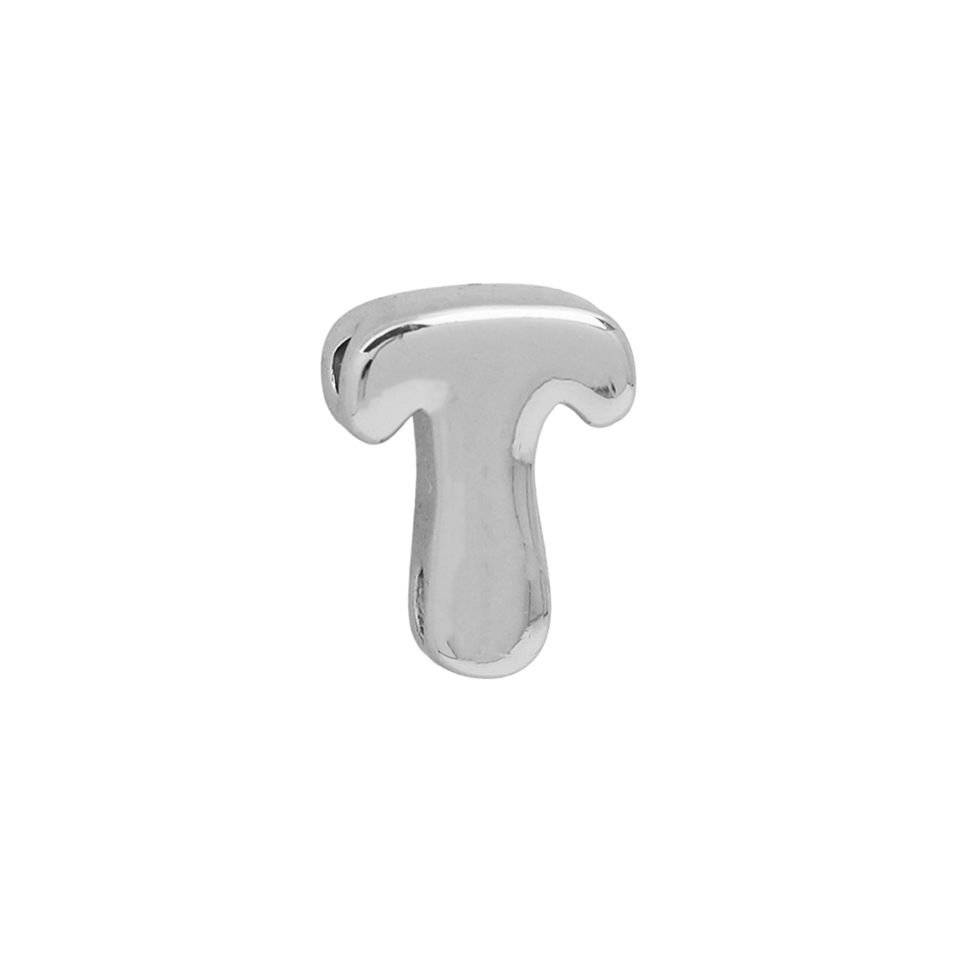 Jamyah Custom Initial Jewelry - Silver T (Pendant Only) [A5Q6VVZ5]