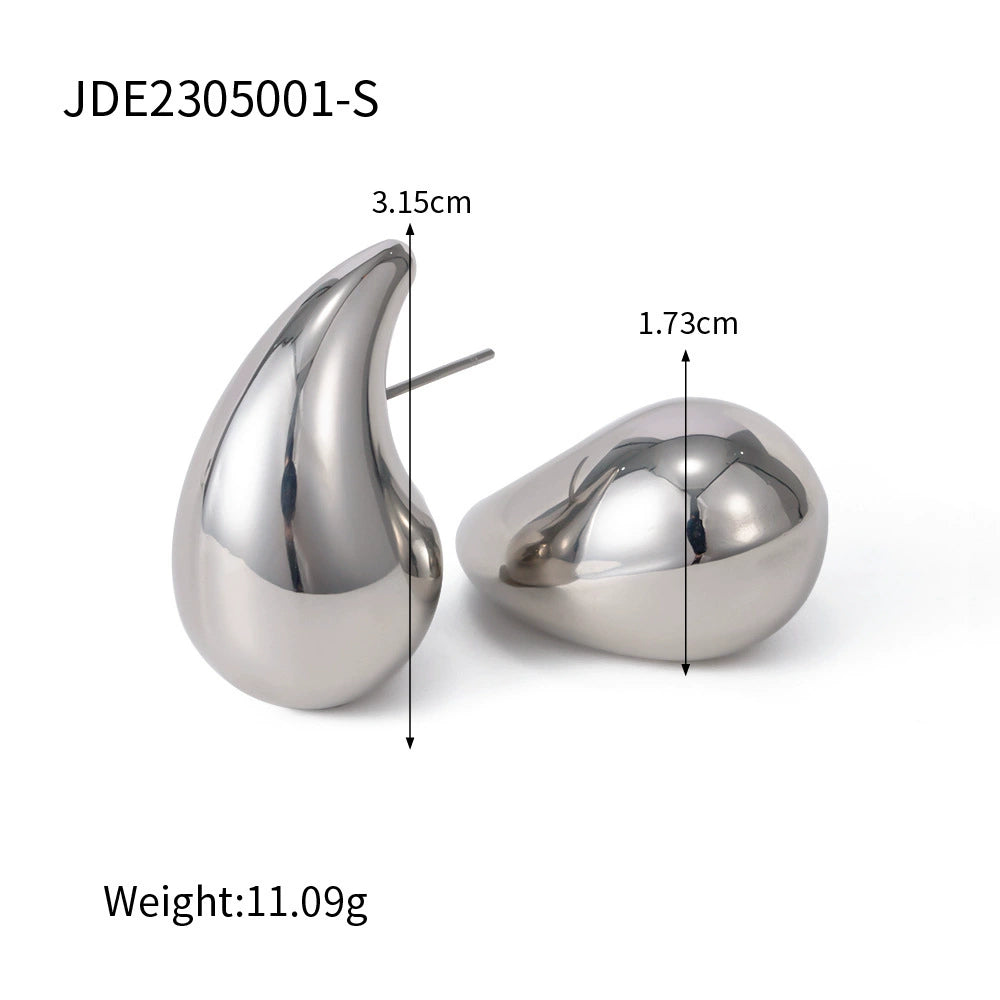 Larkyn Titanium Drop Earrings - JDE2305001-S [VD6XGP6W]