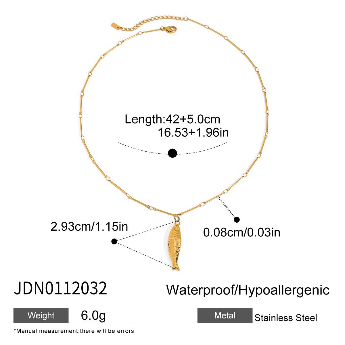 Aubrianna Ocean Fish Necklace - JDN0112032 [1WHHU3L1]