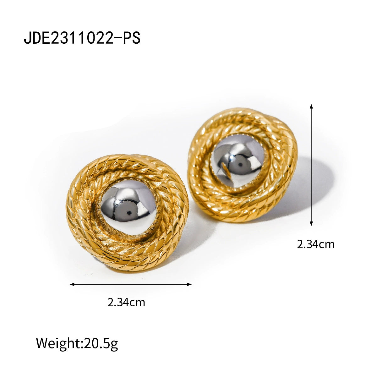 Chassidy Luxe Hoop Earrings - JDE2311022-PS [YU7EXNVG]