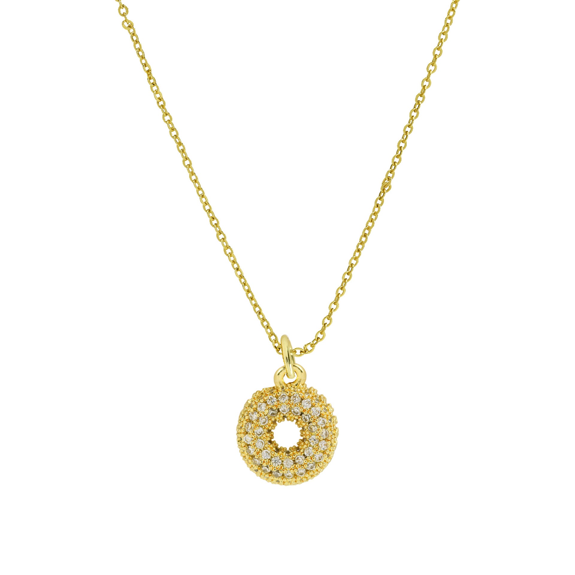 Dyana Balloon Letter Necklace - Letter O [E0WD9CEV]