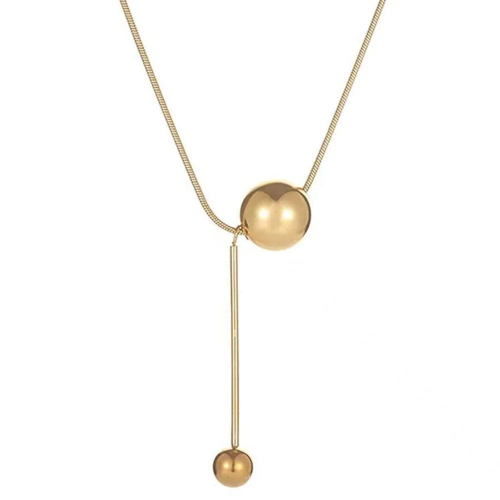 Graceyn Delicate Ball Necklace - KC Gold