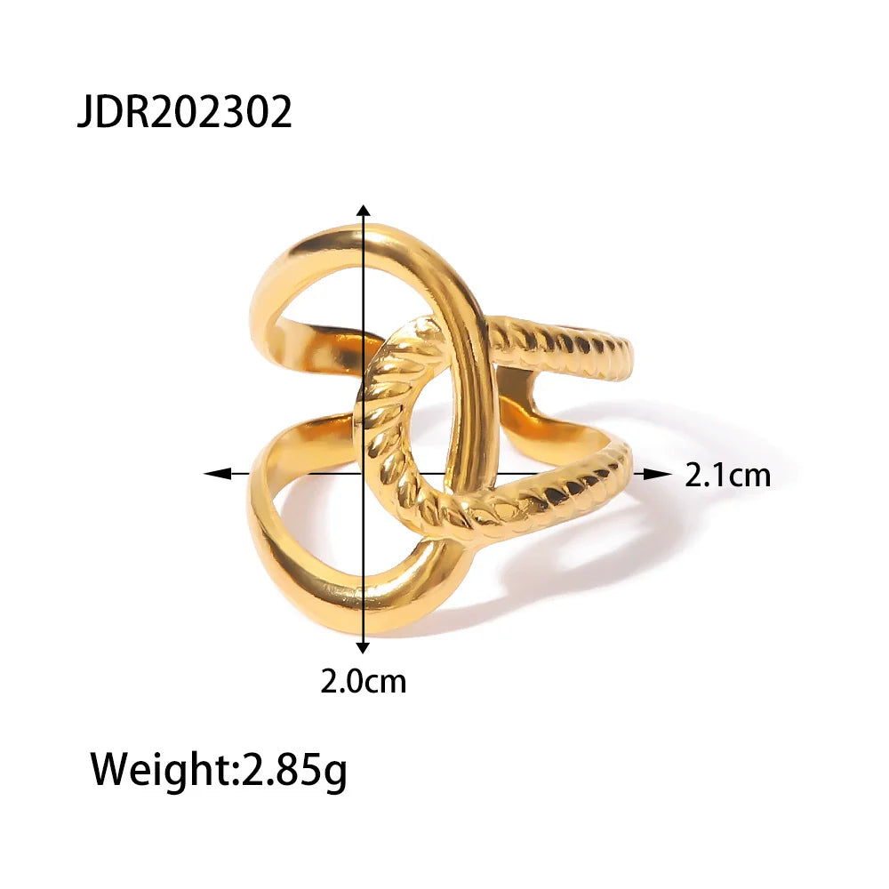 Ryley Chic Band Ring - JDR202302