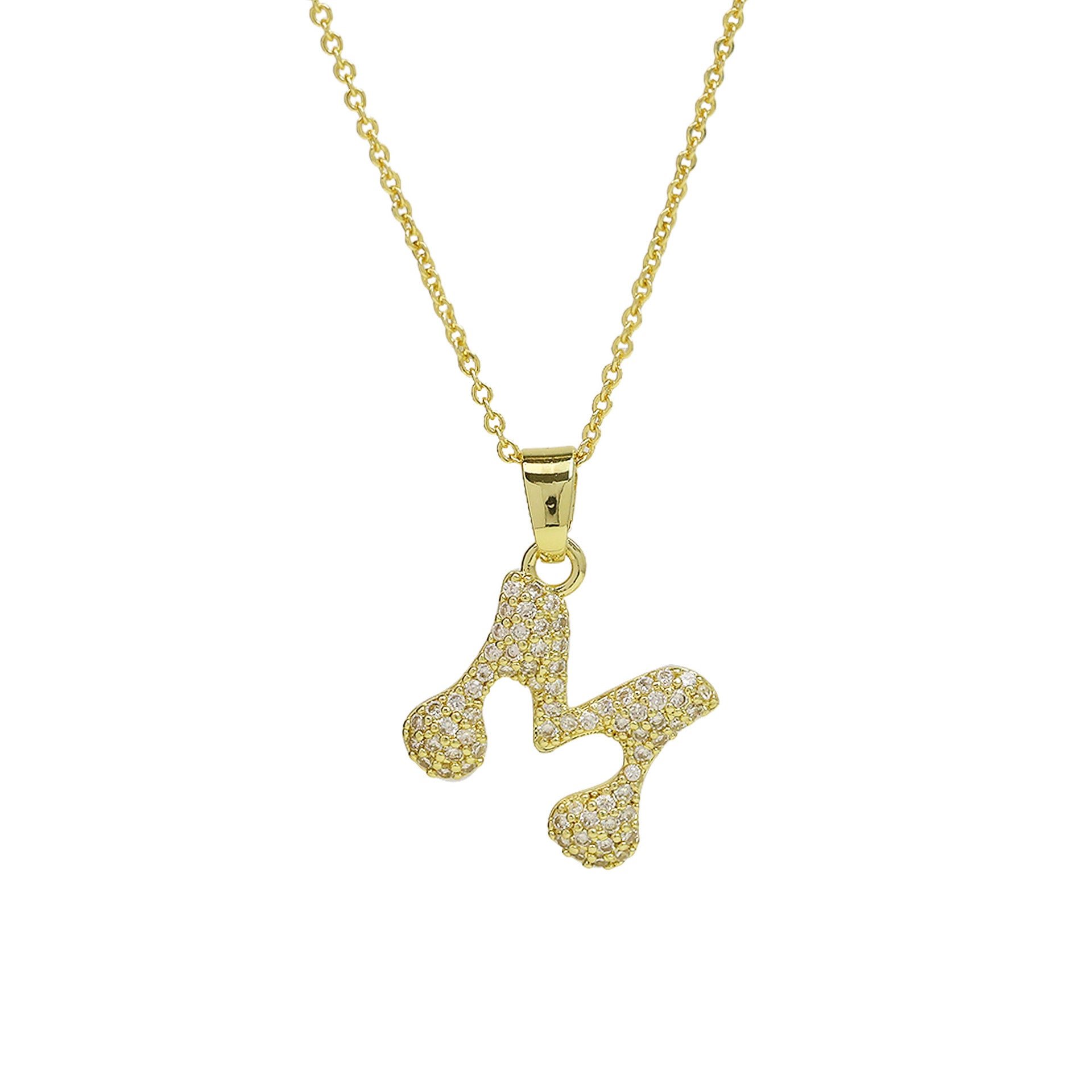 Fatou Bubble Initial Necklace - M [HLHWM0CK]