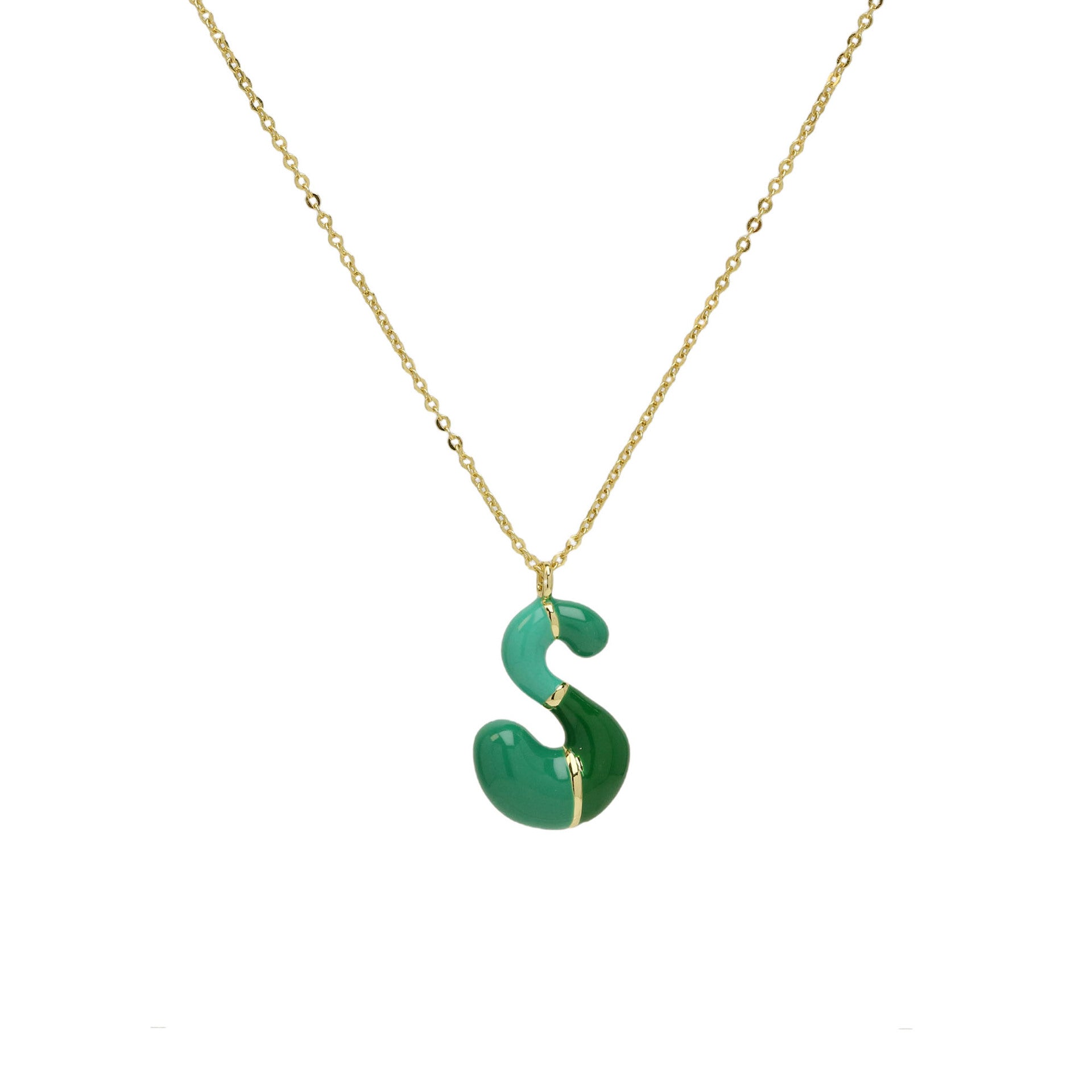 Esmae Bubble Initial Necklace - Necklace S [996LQBG1]