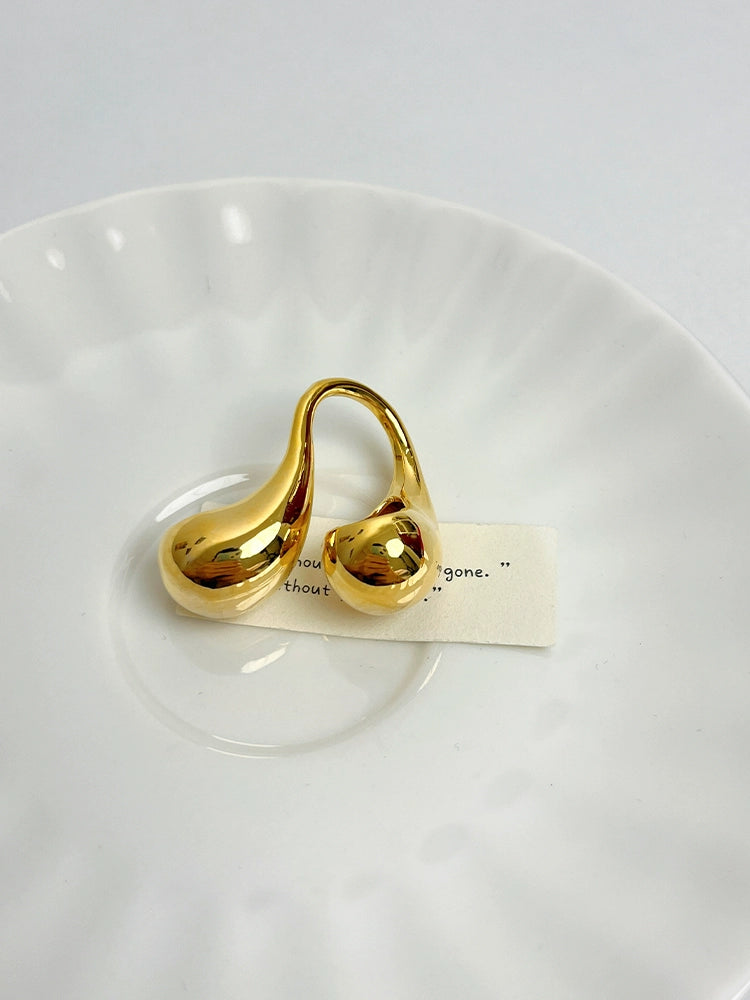 Idy Elegant Water Drop Ring - Gold [F2882XGD]