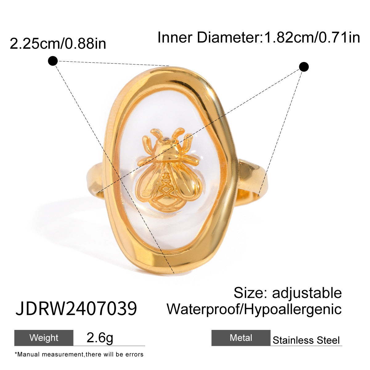 Eve Zircon Stackable Ring - JDRW2407039 [05Q7G3KS]