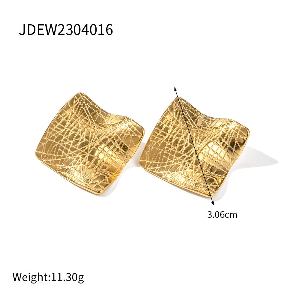 Queena Titanium Pearl Hoops - JDEW2304016 [UBO24MOB]