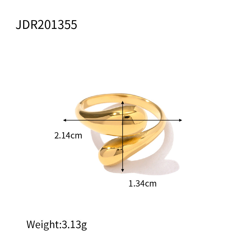 Giavana Stainless Steel Band Ring - JDR201355 [P59ZYNBA]