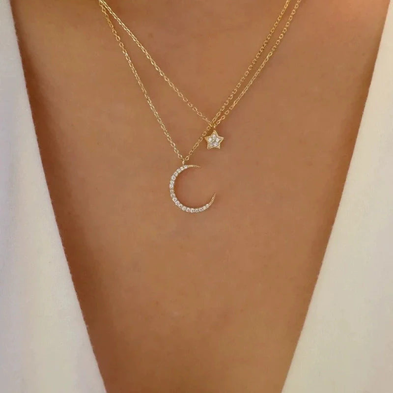 Brileigh Crystal Triangle Necklace - N0310-4