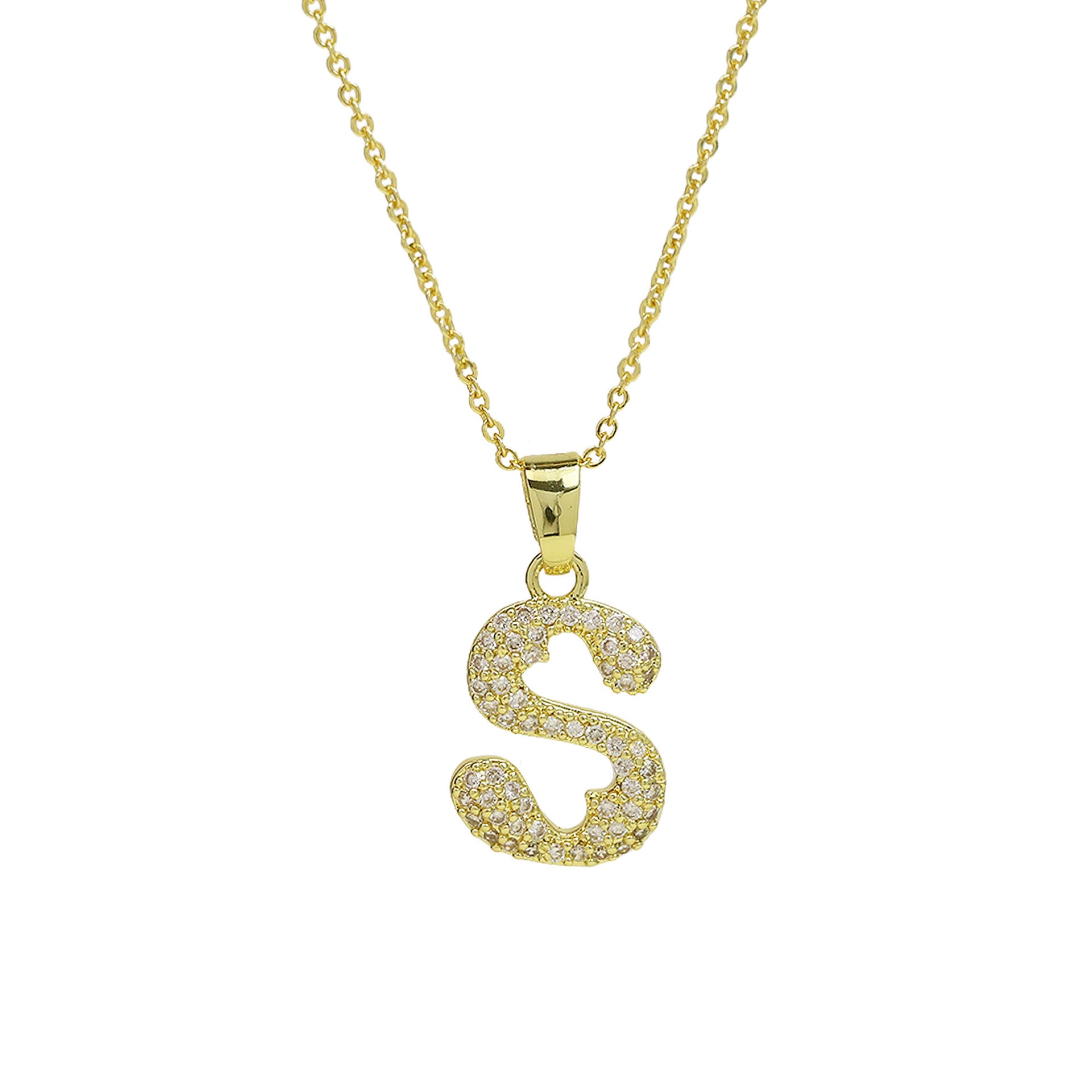 Fatou Bubble Initial Necklace - S [7H9Y1AS3]