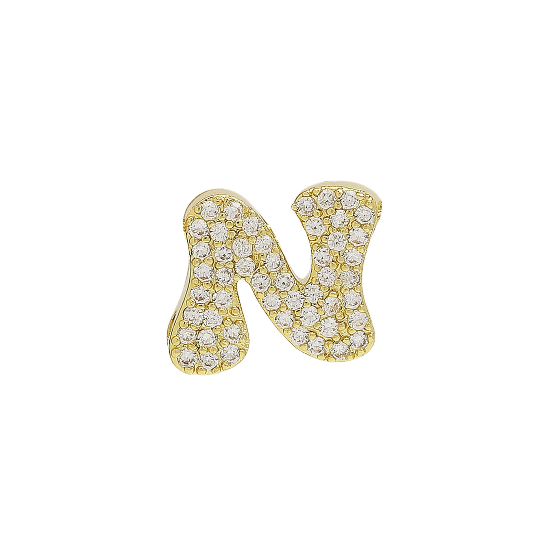 Katheryn Pave Initial Necklace - N [GBP7YDGO]