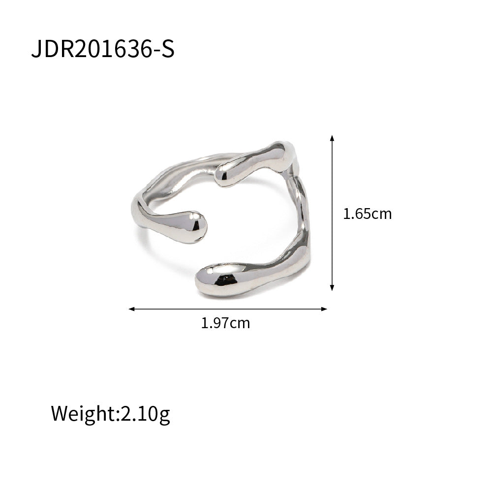 Taya Open Statement Rings - JDR201636-S [G51MS0E3]
