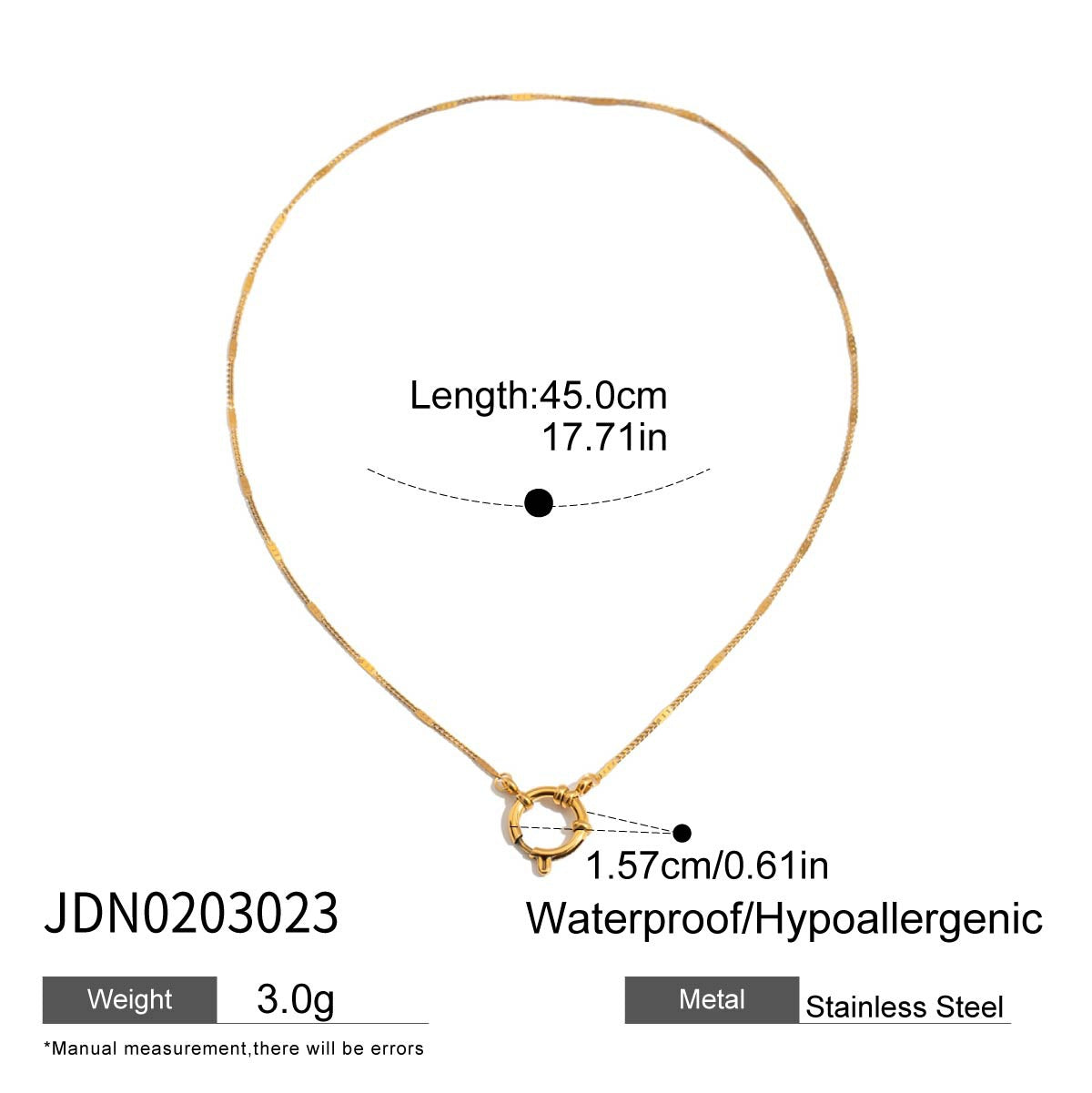 Rosslyn Customizable Chain Necklace - JDN0203023 DIY Necklace [WNTIGAQR]
