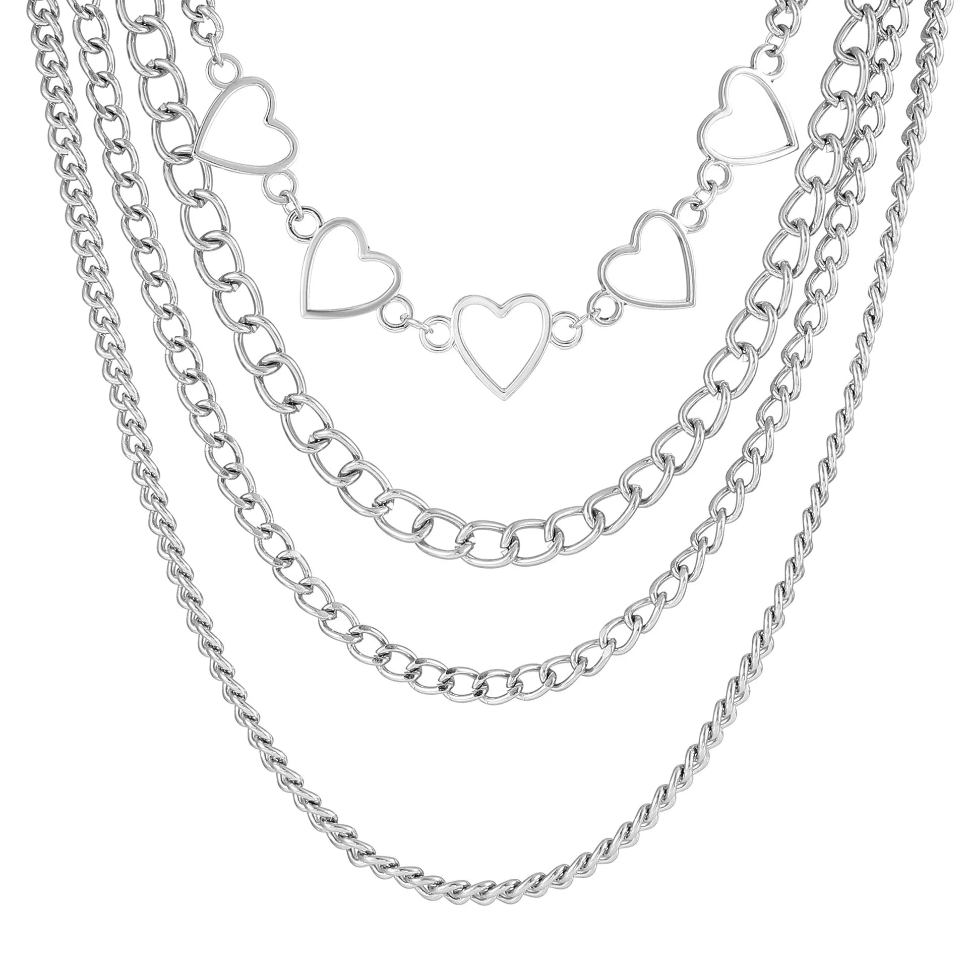 Bridget Pearl Cross Necklace - White Plated G