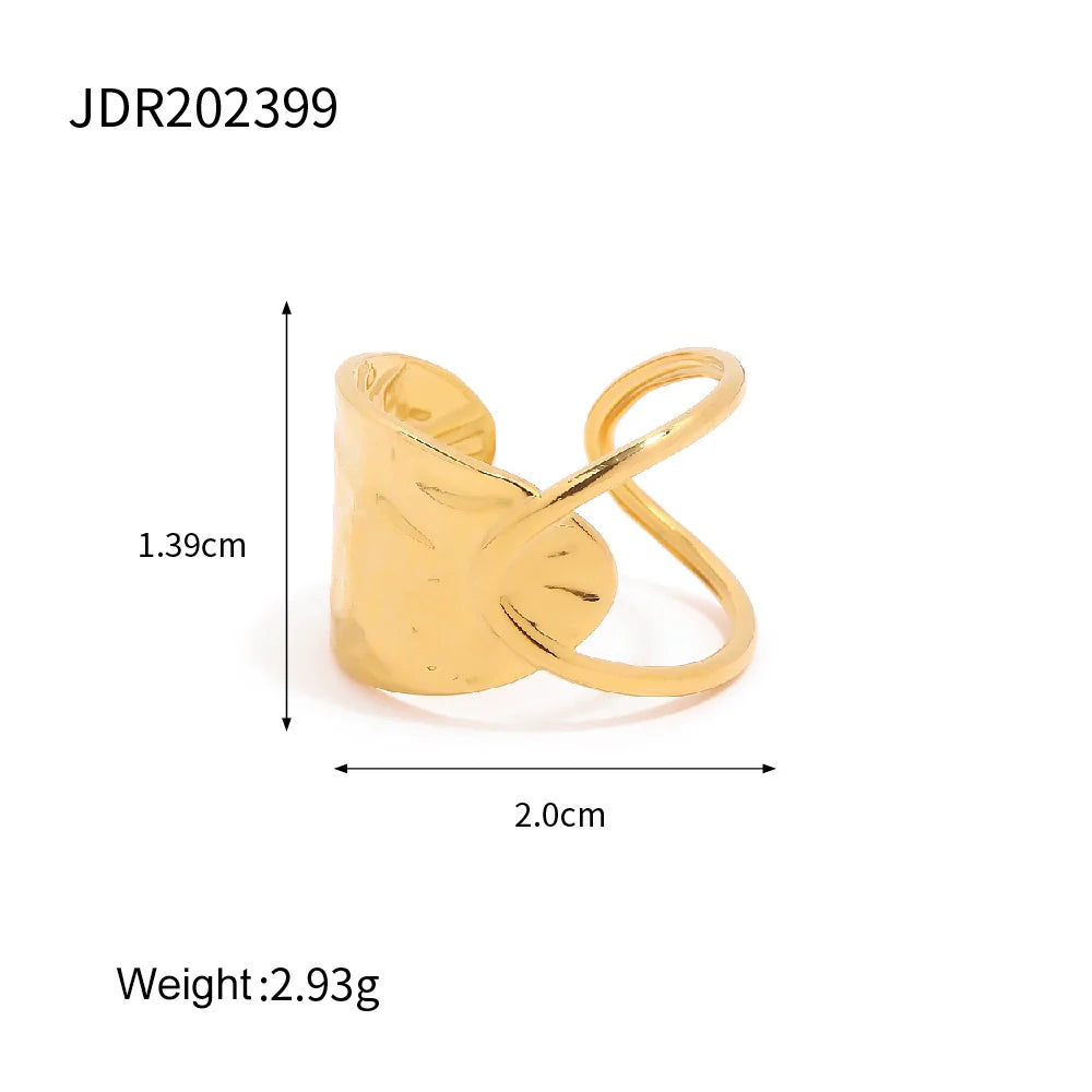 Marla Sculpted Open Ring - JDR202399