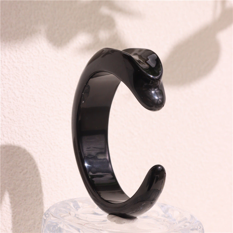 Vada Sculptural Resin Bracelet - D [JVCMU2PH]