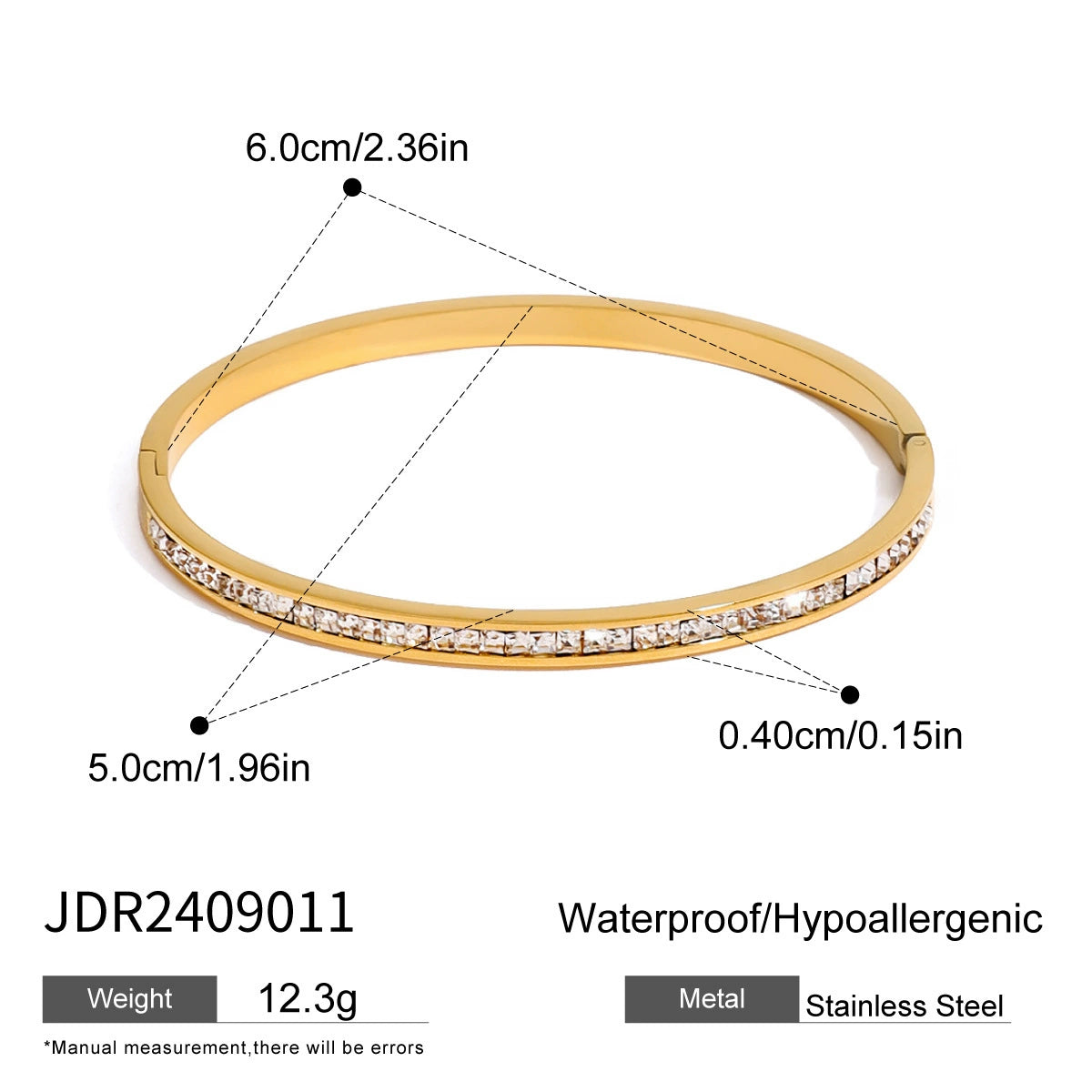 Azucena Elite Zircon Bracelets - Style JDR2409011 [F5IWM5ZV]