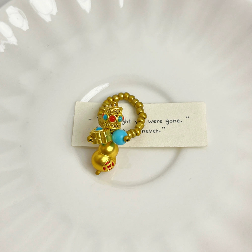 Adrielle Enamel Gourd Ring - Style B [S9UC9GRP]