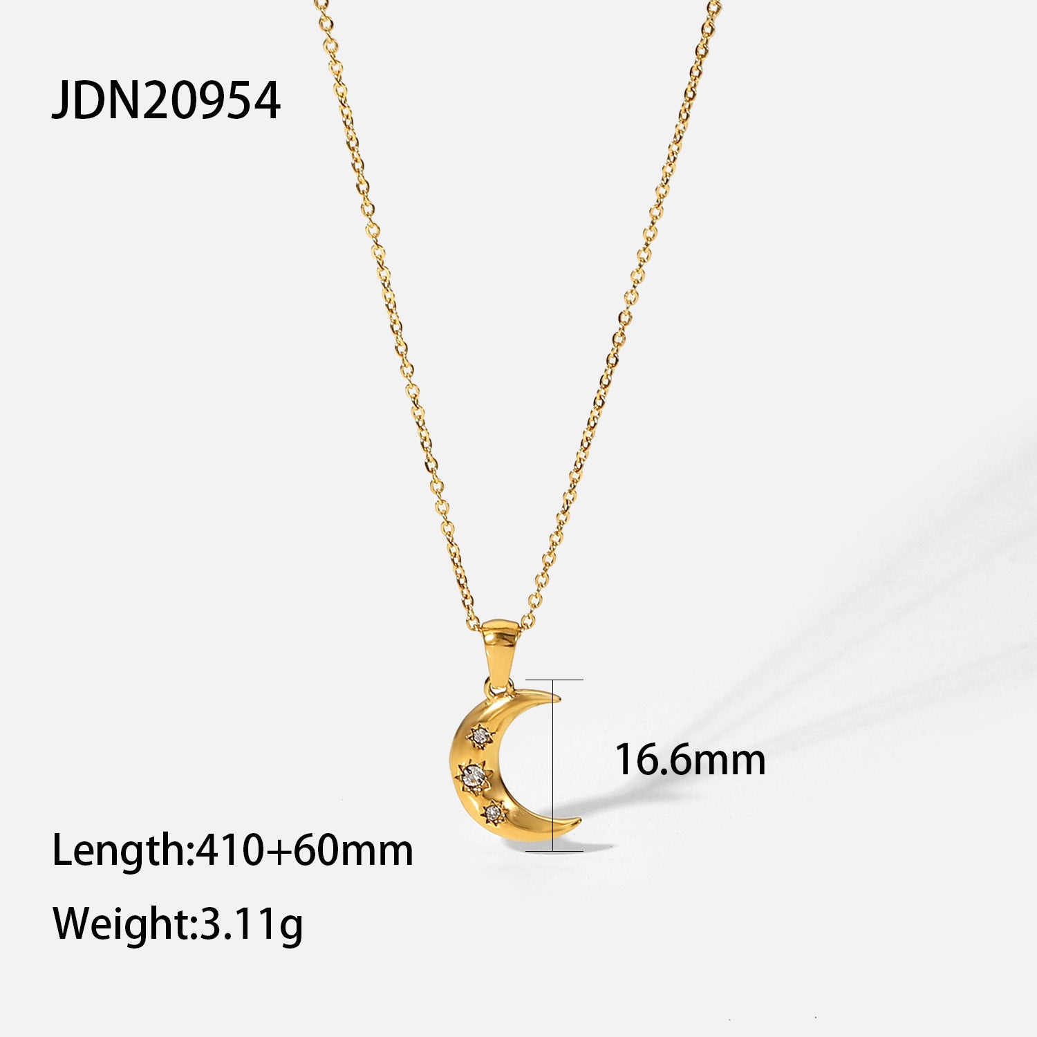 Scarlette Layered Moon Necklace - JDN20954 [ZM7XC1UQ]